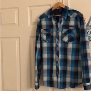 Button up/ flannel look